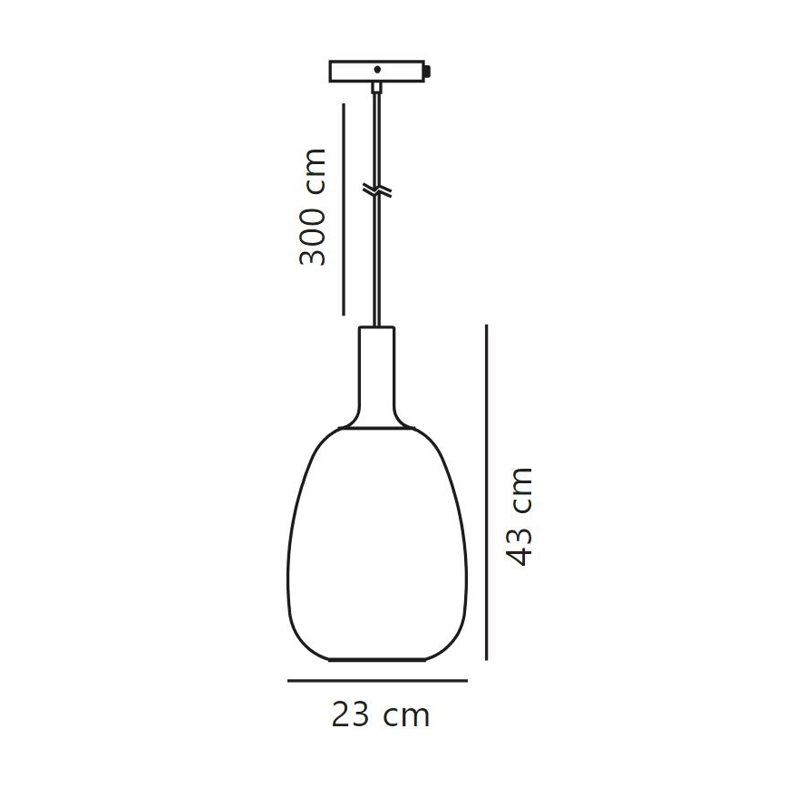 Nordlux - Lampadario a sospensione con filo ALTON 1xE27/60W/230V nero