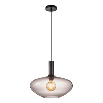 Nordlux - Lampadario a sospensione con filo ALTON 1xE27/60W/230V nero