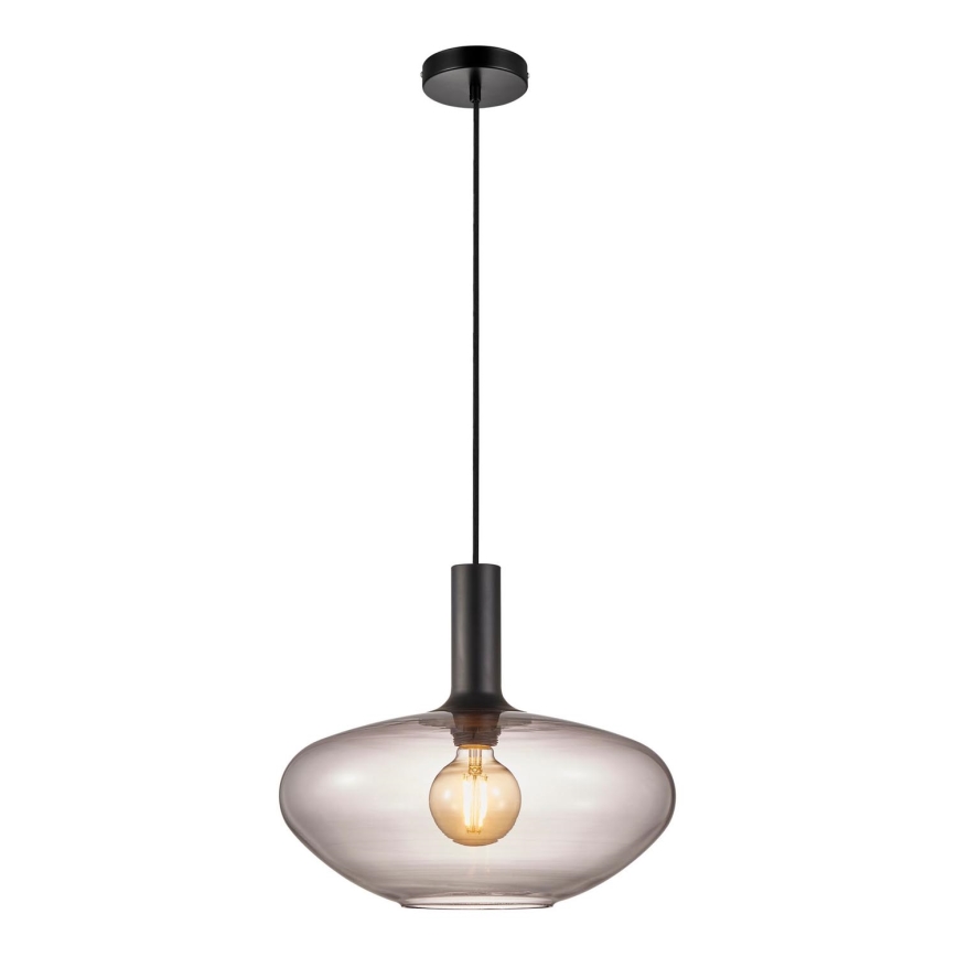 Nordlux - Lampadario a sospensione con filo ALTON 1xE27/60W/230V nero