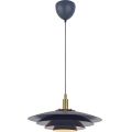 Nordlux - Lampadario a sospensione con filo BRETAGNE 1xG9/25W/230V antracite