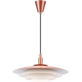 Nordlux - Lampadario a sospensione con filo BRETAGNE 1xG9/25W/230V Oro rosa