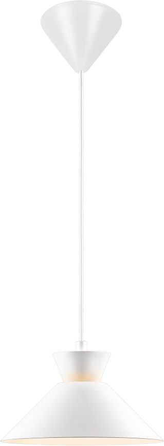 Nordlux - Lampadario a sospensione con filo DIAL 1xE27/40W/230V diametro 25 cm bianco