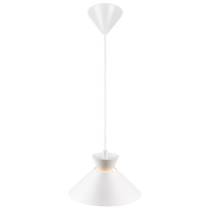 Nordlux - Lampadario a sospensione con filo DIAL 1xE27/40W/230V diametro 25 cm bianco