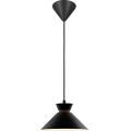 Nordlux - Lampadario a sospensione con filo DIAL 1xE27/40W/230V diametro 25 cm nero