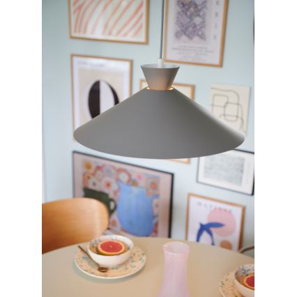 Nordlux - Lampadario a sospensione con filo DIAL 1xE27/40W/230V diametro 45 cm grigio
