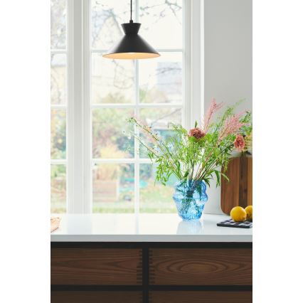 Nordlux - Lampadario a sospensione con filo DIAL 1xE27/40W/230V diametro 25 cm nero