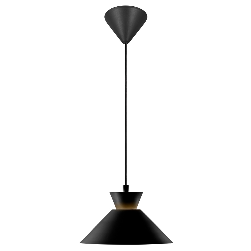 Nordlux - Lampadario a sospensione con filo DIAL 1xE27/40W/230V diametro 25 cm nero