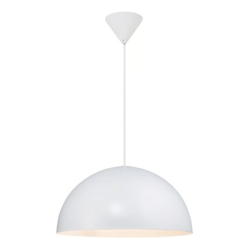 Nordlux - Lampadario a sospensione con filo ELLEN 1xE27/40W/230V bianco