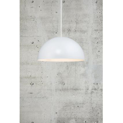 Nordlux - Lampadario a sospensione con filo ELLEN 1xE27/40W/230V bianco