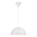 Nordlux - Lampadario a sospensione con filo ELLEN 1xE27/40W/230V bianco