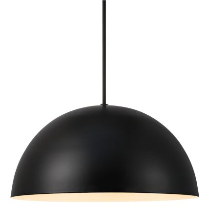 Nordlux - Lampadario a sospensione con filo ELLEN 1xE27/40W/230V nero