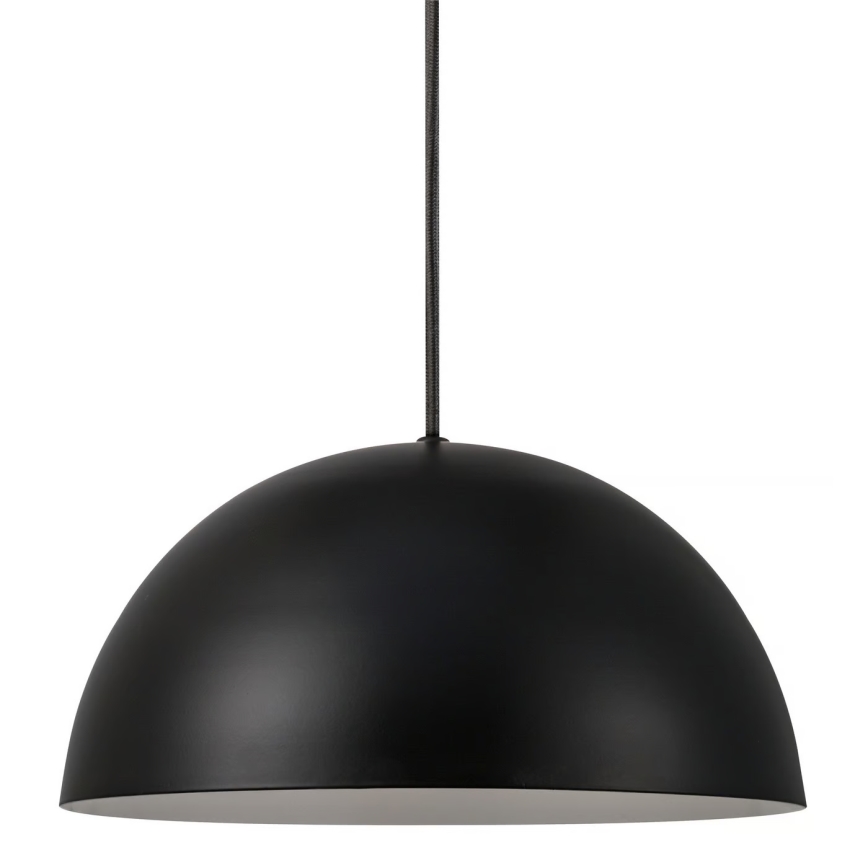 Nordlux - Lampadario a sospensione con filo ELLEN 1xE27/40W/230V nero