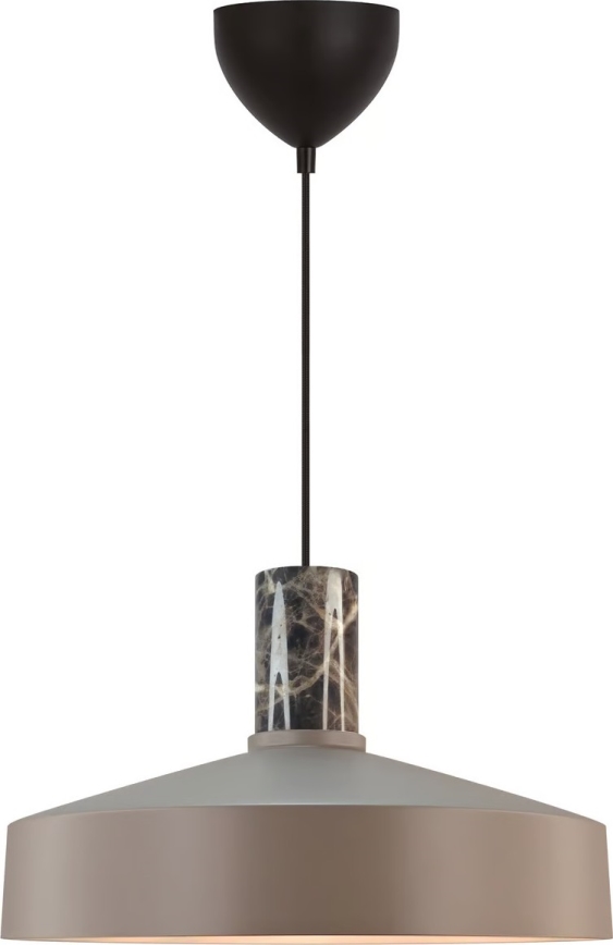 Nordlux - Lampadario a sospensione con filo ELVAS 1xE27/60W/230V diametro 37,5 cm marrone