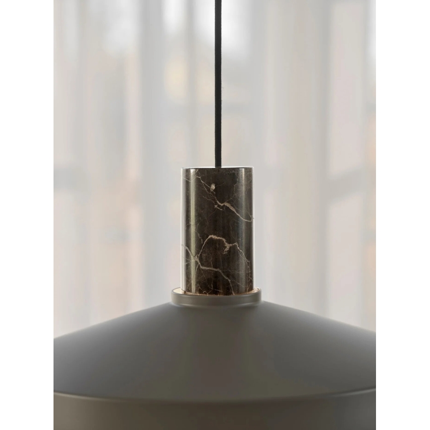 Nordlux - Lampadario a sospensione con filo ELVAS 1xE27/60W/230V diametro 37,5 cm marrone