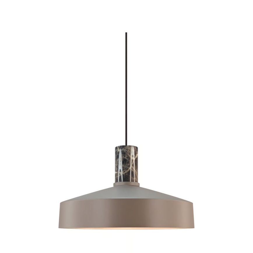 Nordlux - Lampadario a sospensione con filo ELVAS 1xE27/60W/230V diametro 37,5 cm marrone