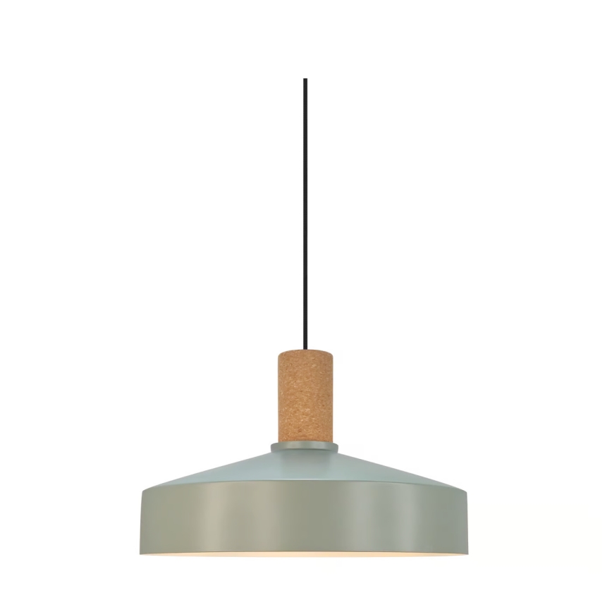 Nordlux - Lampadario a sospensione con filo ELVAS 1xE27/60W/230V diametro 37,5 cm verde