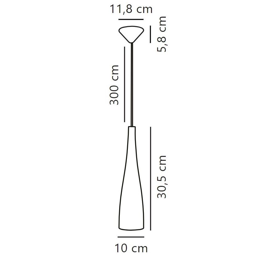 Nordlux - Lampadario a sospensione con filo EMBLA 1xE27/40W/230V nero