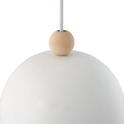 Nordlux - Lampadario a sospensione con filo GASTON 1xE27/40W/230V bianco