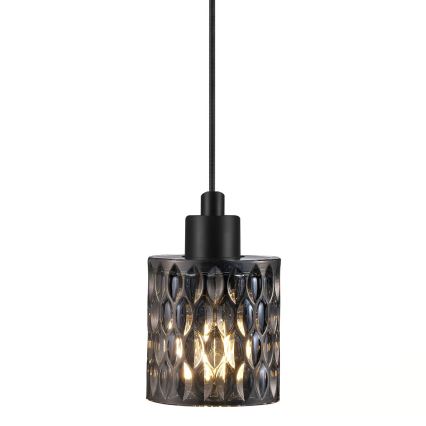Nordlux - Lampadario a sospensione con filo HOLLYWOOD 1xE27/60W/230V fumé
