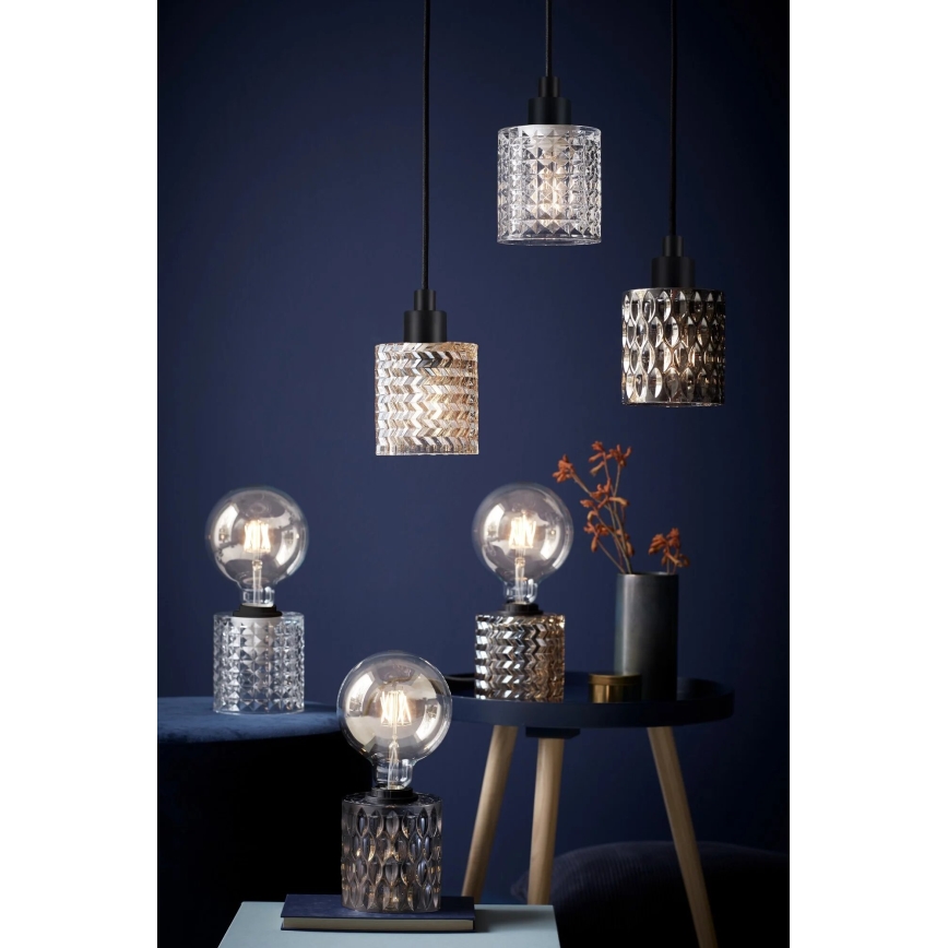 Nordlux - Lampadario a sospensione con filo HOLLYWOOD 1xE27/60W/230V limpido