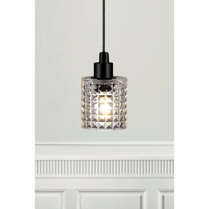 Nordlux - Lampadario a sospensione con filo HOLLYWOOD 1xE27/60W/230V limpido