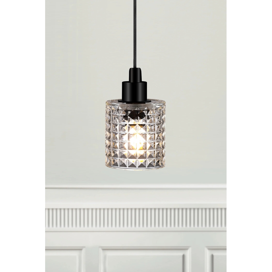 Nordlux - Lampadario a sospensione con filo HOLLYWOOD 1xE27/60W/230V limpido