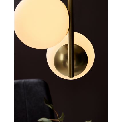 Nordlux - Lampadario a sospensione con filo LILLY 3xE14/40W/230V oro
