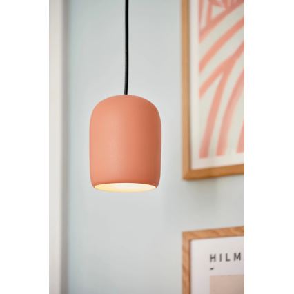 Nordlux - Lampadario a sospensione con filo NOTTI 1xE27/25W/230V diametro 10 cm arancione