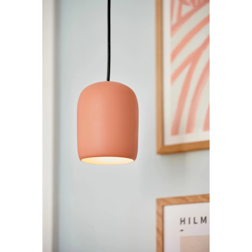 Nordlux - Lampadario a sospensione con filo NOTTI 1xE27/25W/230V diametro 10 cm arancione