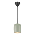 Nordlux - Lampadario a sospensione con filo NOTTI 1xE27/25W/230V verde