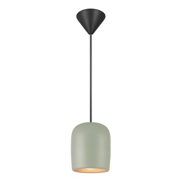 Nordlux - Lampadario a sospensione con filo NOTTI 1xE27/25W/230V verde