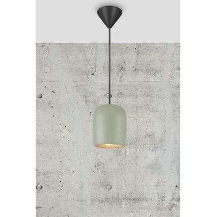 Nordlux - Lampadario a sospensione con filo NOTTI 1xE27/25W/230V verde