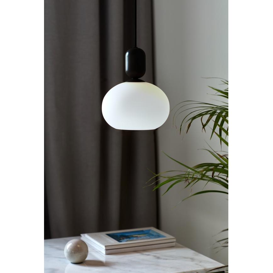 Nordlux - Lampadario a sospensione con filo NOTTI 1xE27/40W/230V nero