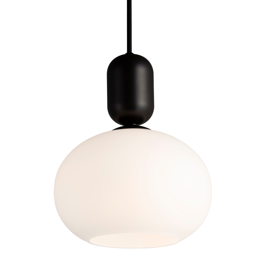 Nordlux - Lampadario a sospensione con filo NOTTI 1xE27/40W/230V nero