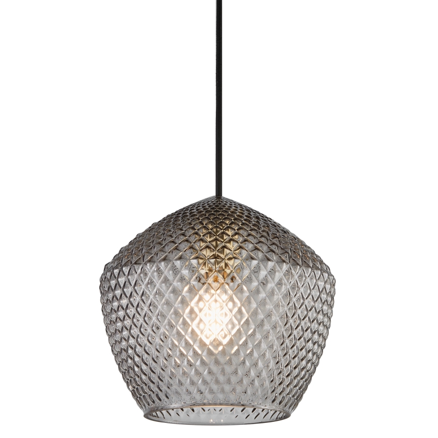 Nordlux - Lampadario a sospensione con filo ORBIFORM 1xE27/40W/230V nero/grigio