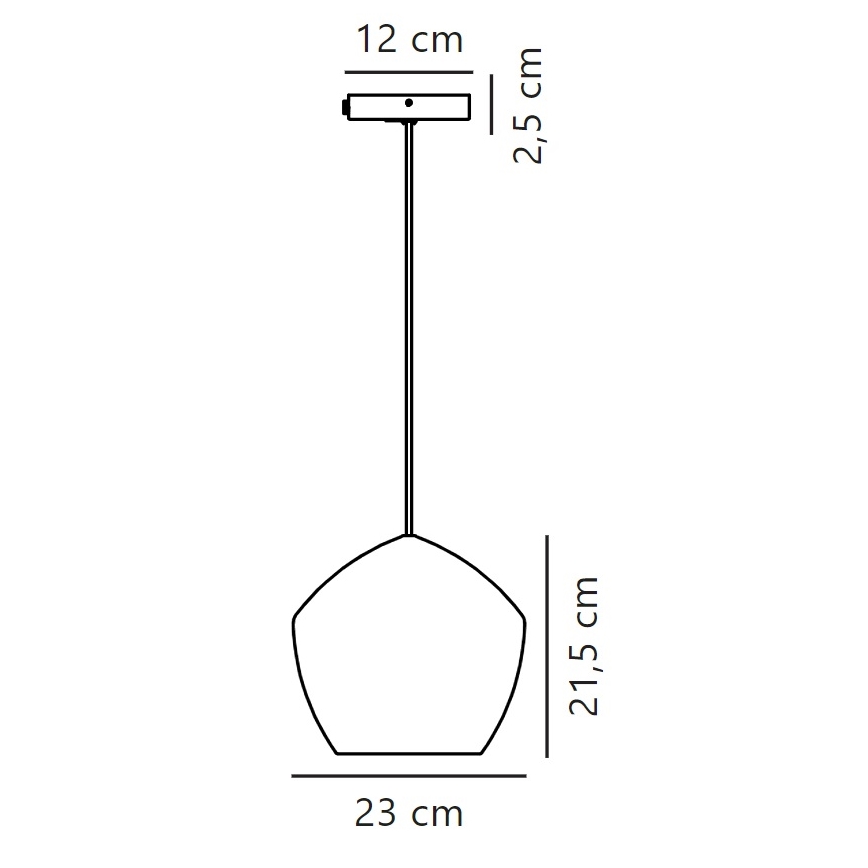 Nordlux - Lampadario a sospensione con filo ORBIFORM 1xE27/40W/230V nero/grigio