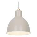 Nordlux - Lampadario a sospensione con filo POP 1xE27/40W/230V beige