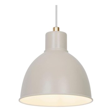 Nordlux - Lampadario a sospensione con filo POP 1xE27/40W/230V beige