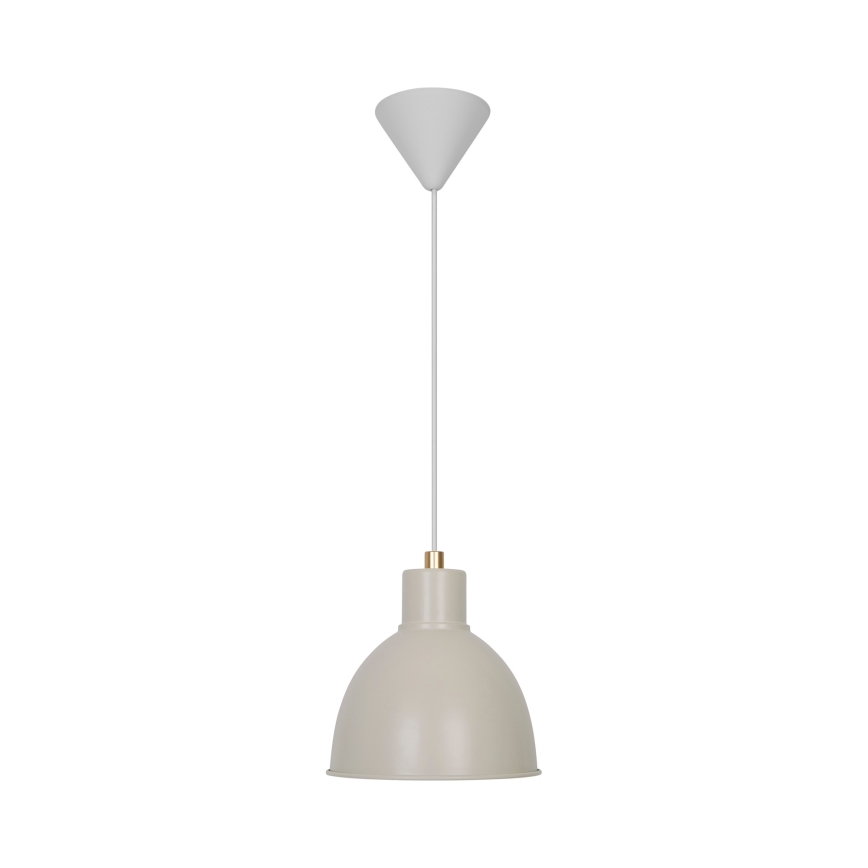 Nordlux - Lampadario a sospensione con filo POP 1xE27/40W/230V beige