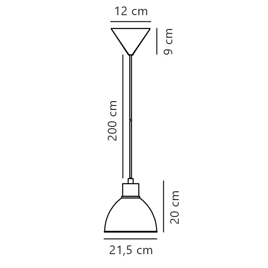 Nordlux - Lampadario a sospensione con filo POP 1xE27/40W/230V beige