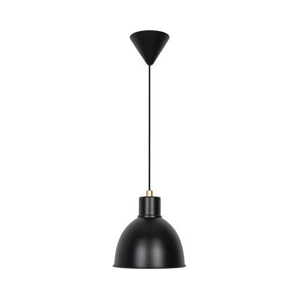Nordlux - Lampadario a sospensione con filo POP 1xE27/40W/230V nero/oro