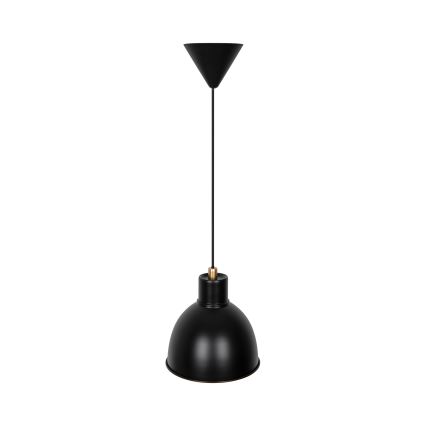 Nordlux - Lampadario a sospensione con filo POP 1xE27/40W/230V nero/oro