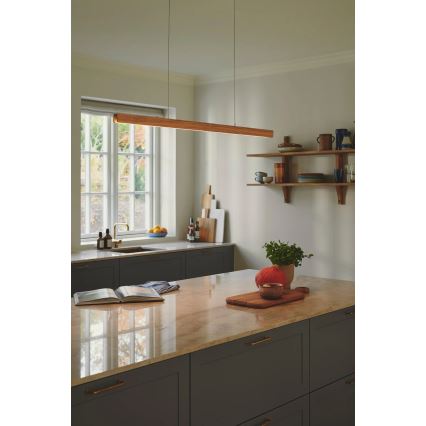 Nordlux - Lampadario a sospensione dimmerabile con cavo ILGAS LED/47W/230V 3000K beige/bianco/frassino