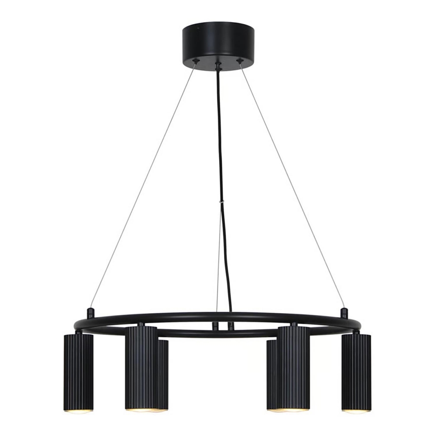 Nordlux - Lampadario a sospensione VICO 6xGU10/5W/230V nero