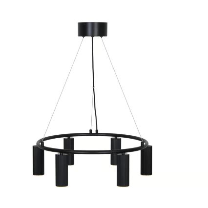 Nordlux - Lampadario a sospensione VICO 6xGU10/5W/230V nero