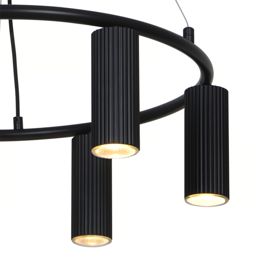 Nordlux - Lampadario a sospensione VICO 6xGU10/5W/230V nero