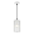 Nordlux - Lampadario da esterno a sospensione con filo COUPAR 1xE27/25W/230V IP33 bianco