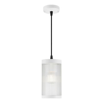 Nordlux - Lampadario da esterno a sospensione con filo COUPAR 1xE27/25W/230V IP33 bianco