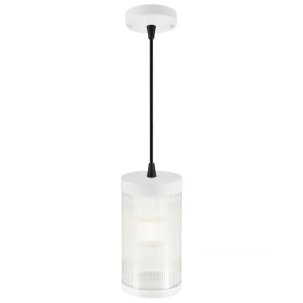 Nordlux - Lampadario da esterno a sospensione con filo COUPAR 1xE27/25W/230V IP33 bianco