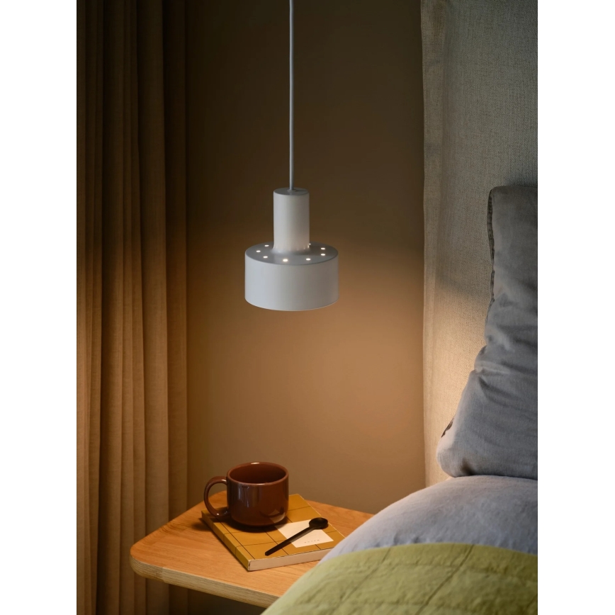 Nordlux - Lampadario MATIS 1xE27/40W/230V bianco